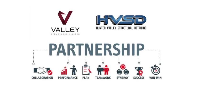 Valley Structures and Hunter Valley Structural Detailing Announce Partnership
